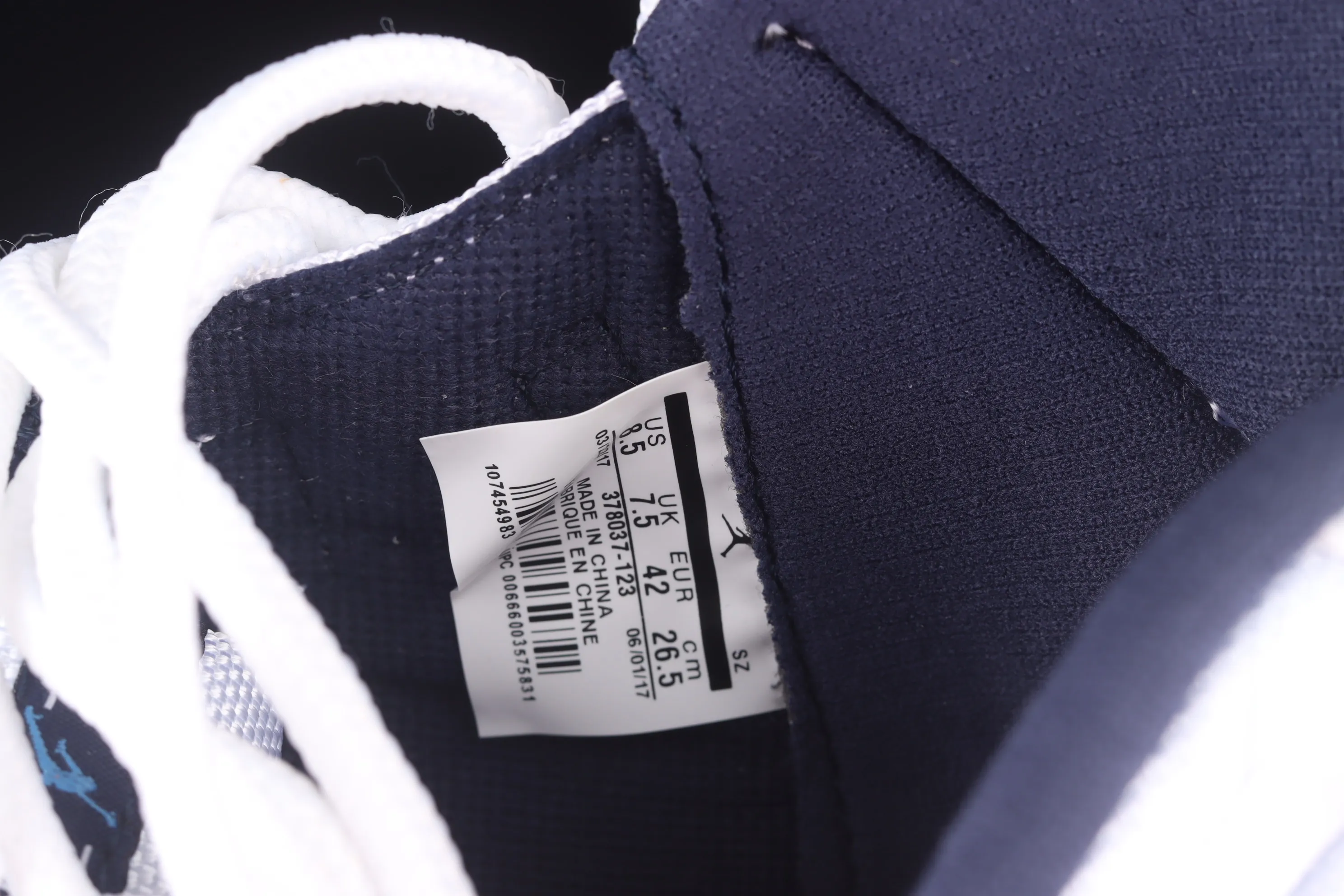 All categories Air Jordan Jordan series basketball shoes Air Jordan 11 F version Air Jordan AJ11 "Win Like '82" Joe 11 Midnight Blue AJ11 Georgetown 378037-123